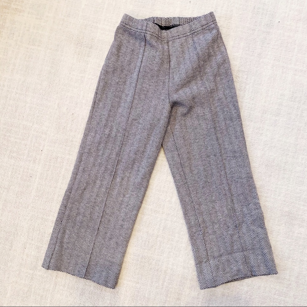 Hanna Andersson 100 (4) Black Herringbone Pants